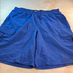 L.L. Bean Vibrant Blue Cargo Shorts
